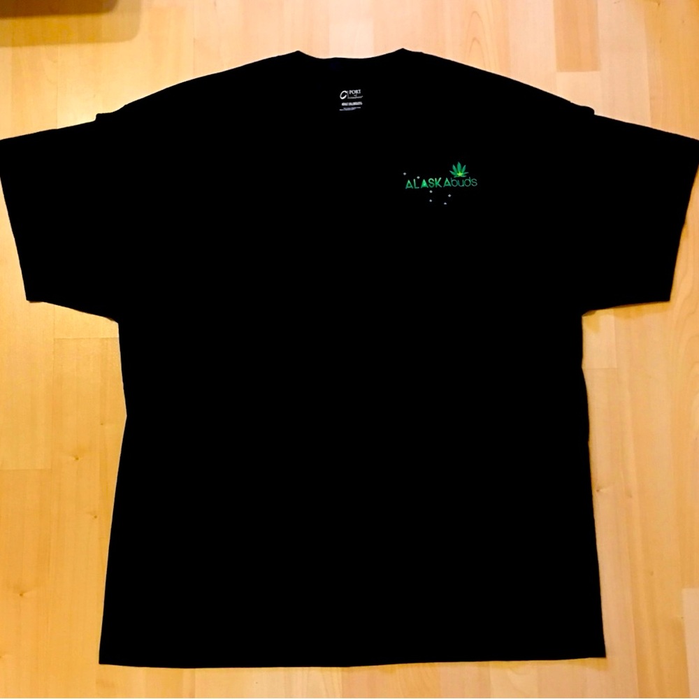 ALASKAbuds T-shirt black short sleeve